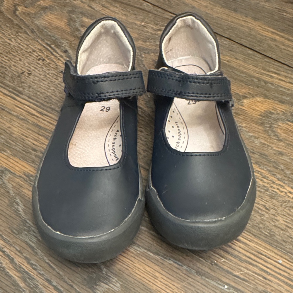Pediped Barbara Navy Dress Shoes for girls
